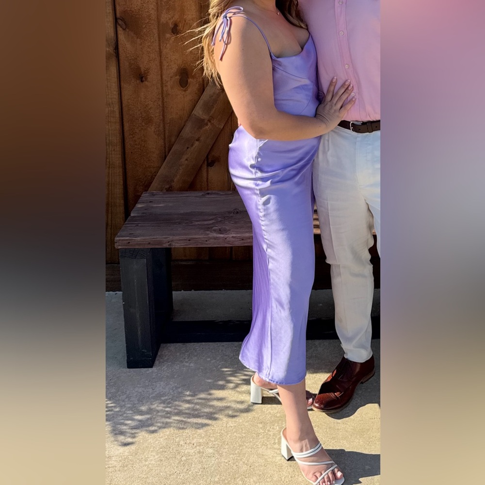 Hello Molly Lavender Midi Dress - Picture 7 of 12